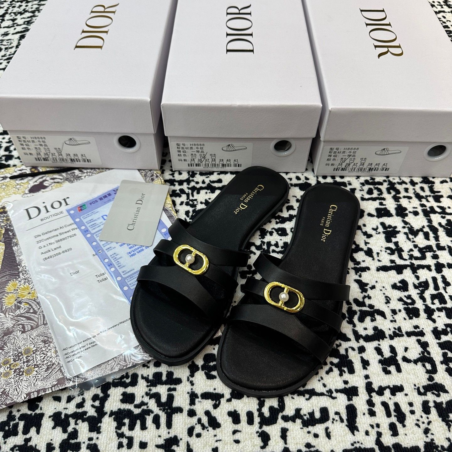 状態良 超新品 Christian Dior クリスチャンディオール サンダル レディース