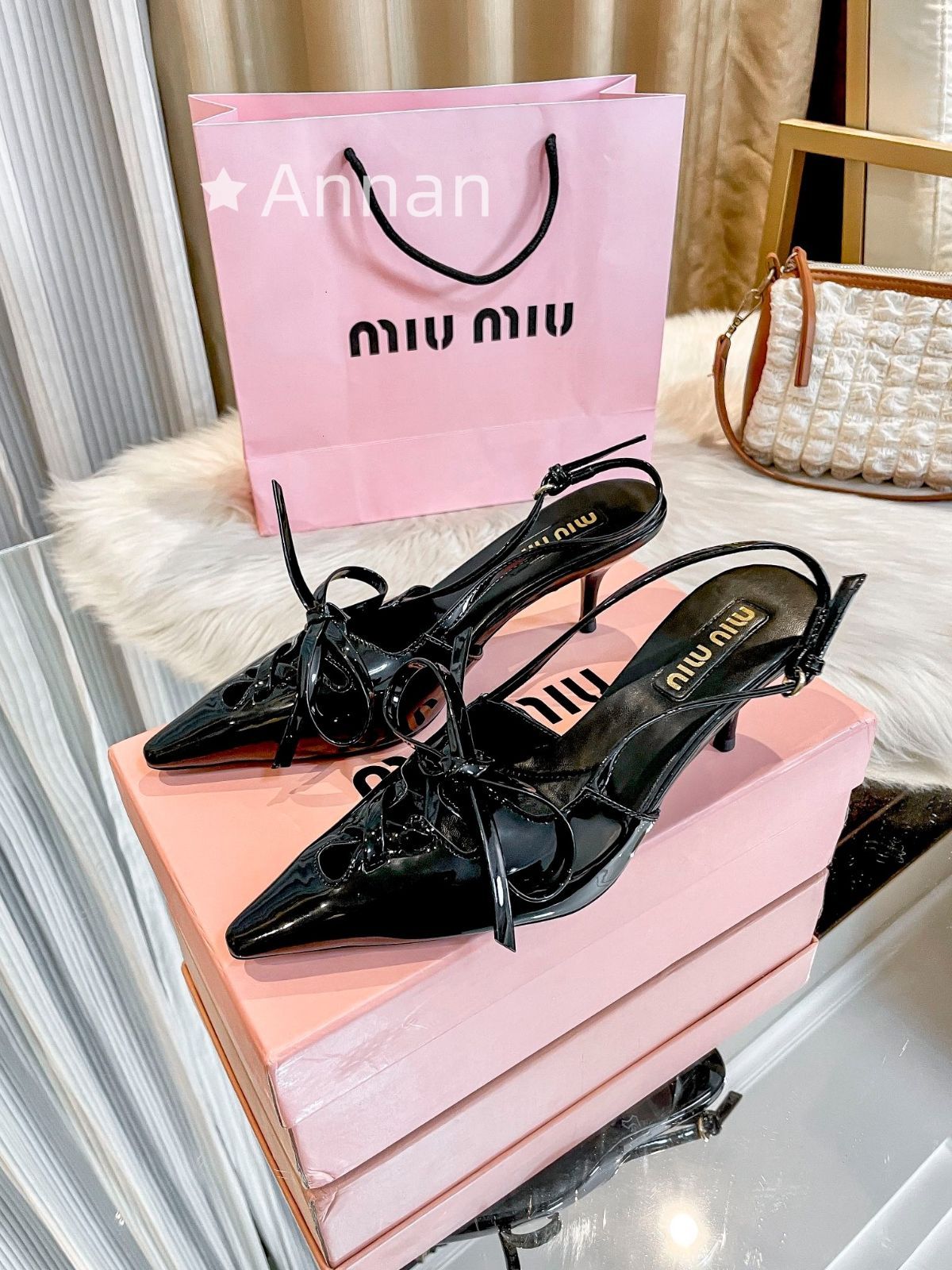送料無料 本日特価 新品 Miu Miu ミュウミュウ ハイヒール レディース