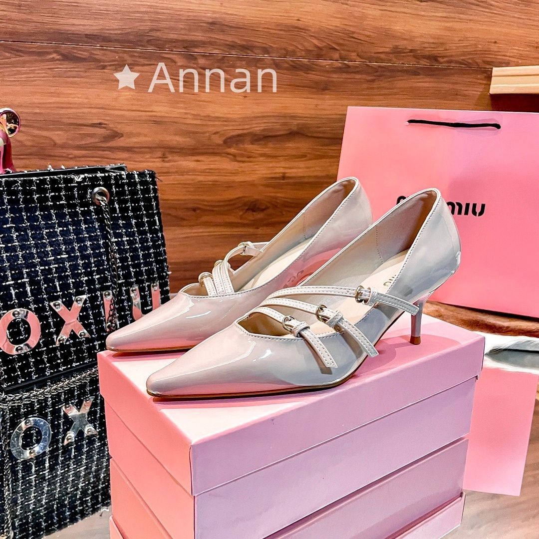 超極SSS新品 Miu Miu ミュウミュウ ハイヒール レディース