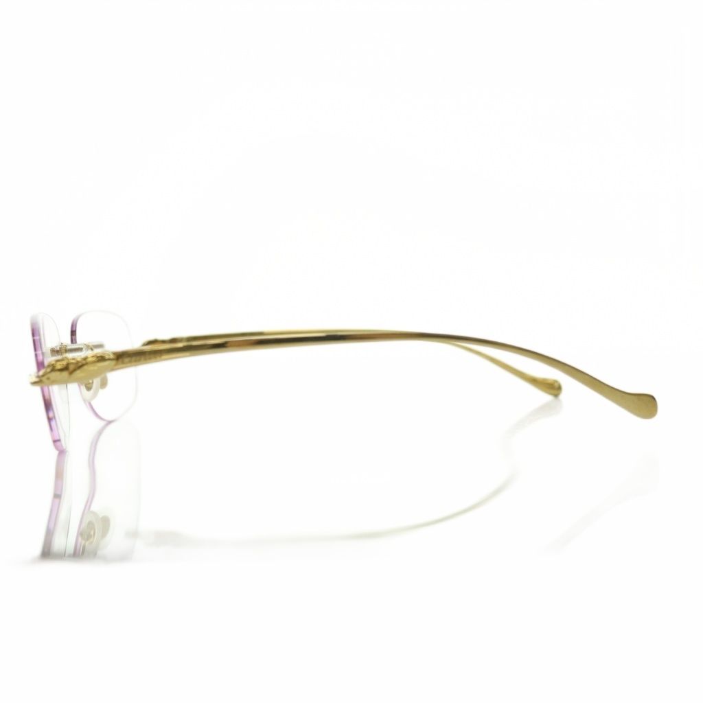 カルティエ Cartier リムレスレンズ パンテール サングラス アイウェア