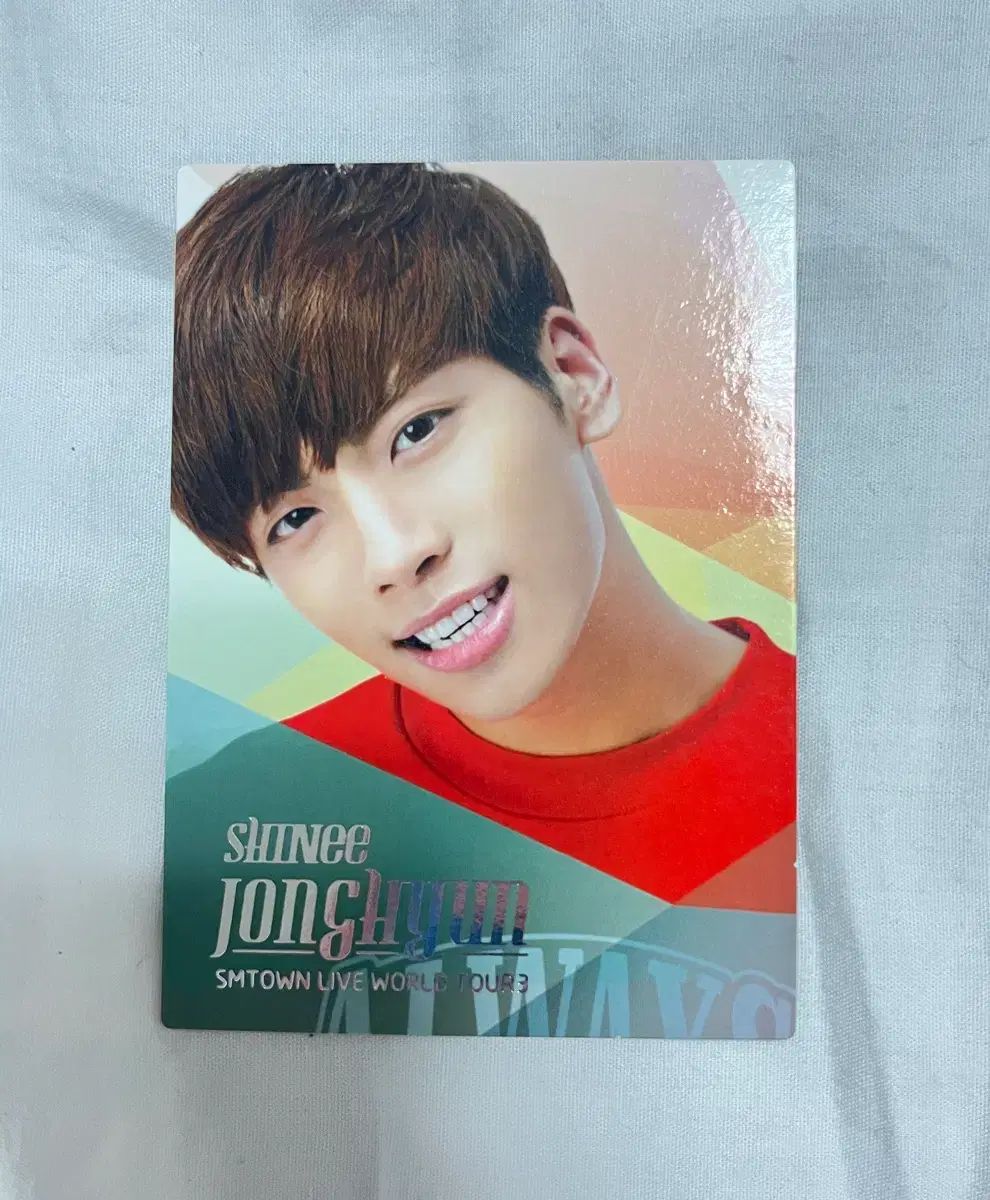 SHINee ジョンヒョン(JONGHYUN) SMTOWN コンサート トレカ - メルカリ