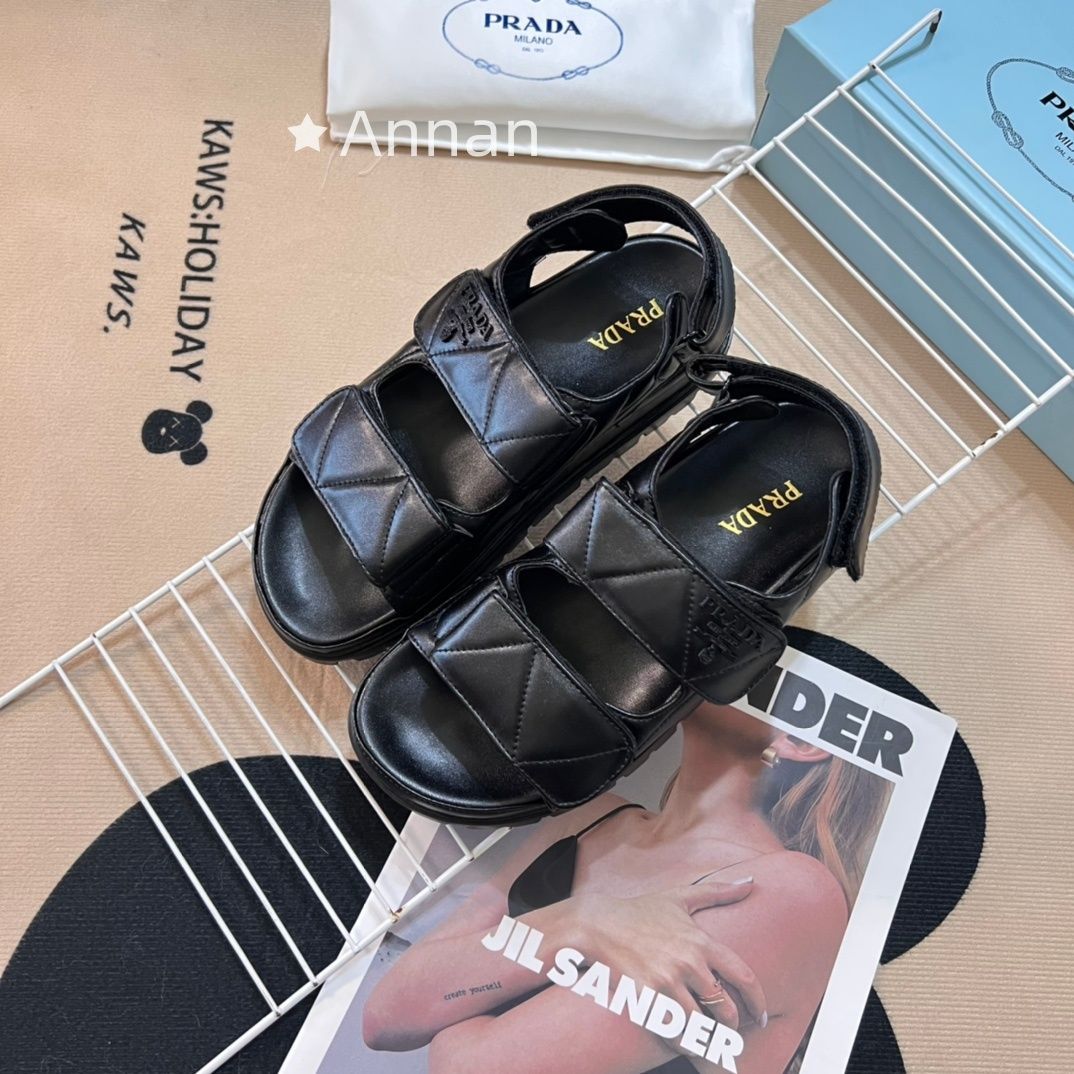 【未使用品】最終値下げ新品 PRADA プラダ サンダル レディース