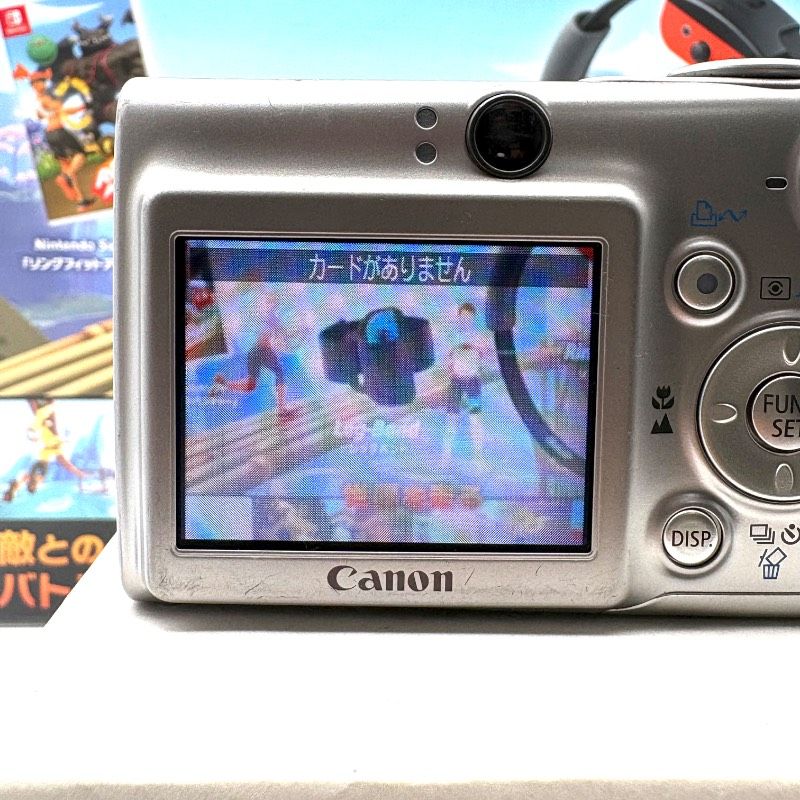 カメラ 【動作品】Canon IXY DIGITAL 600 シルバー 充電器付 7.1MP