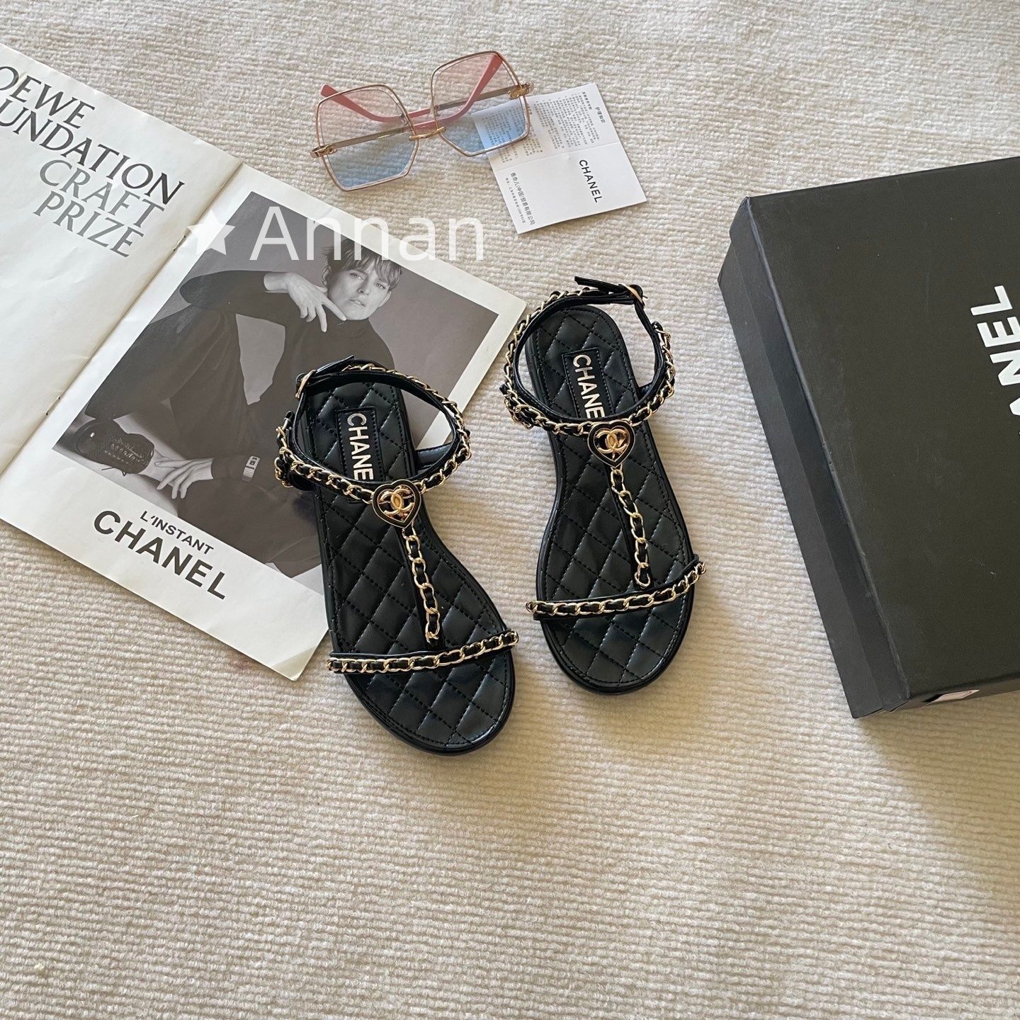 可愛 本日特価 超美品 新品 CHANEL シャネル サンダル レディース 9,620円