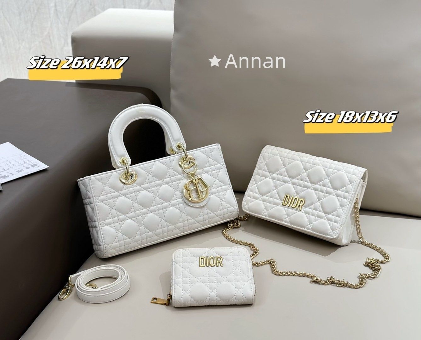 限界価格 DIOR クリスチャンディオール ショルダーバッグ ハンドバッグ 財布 3点セット