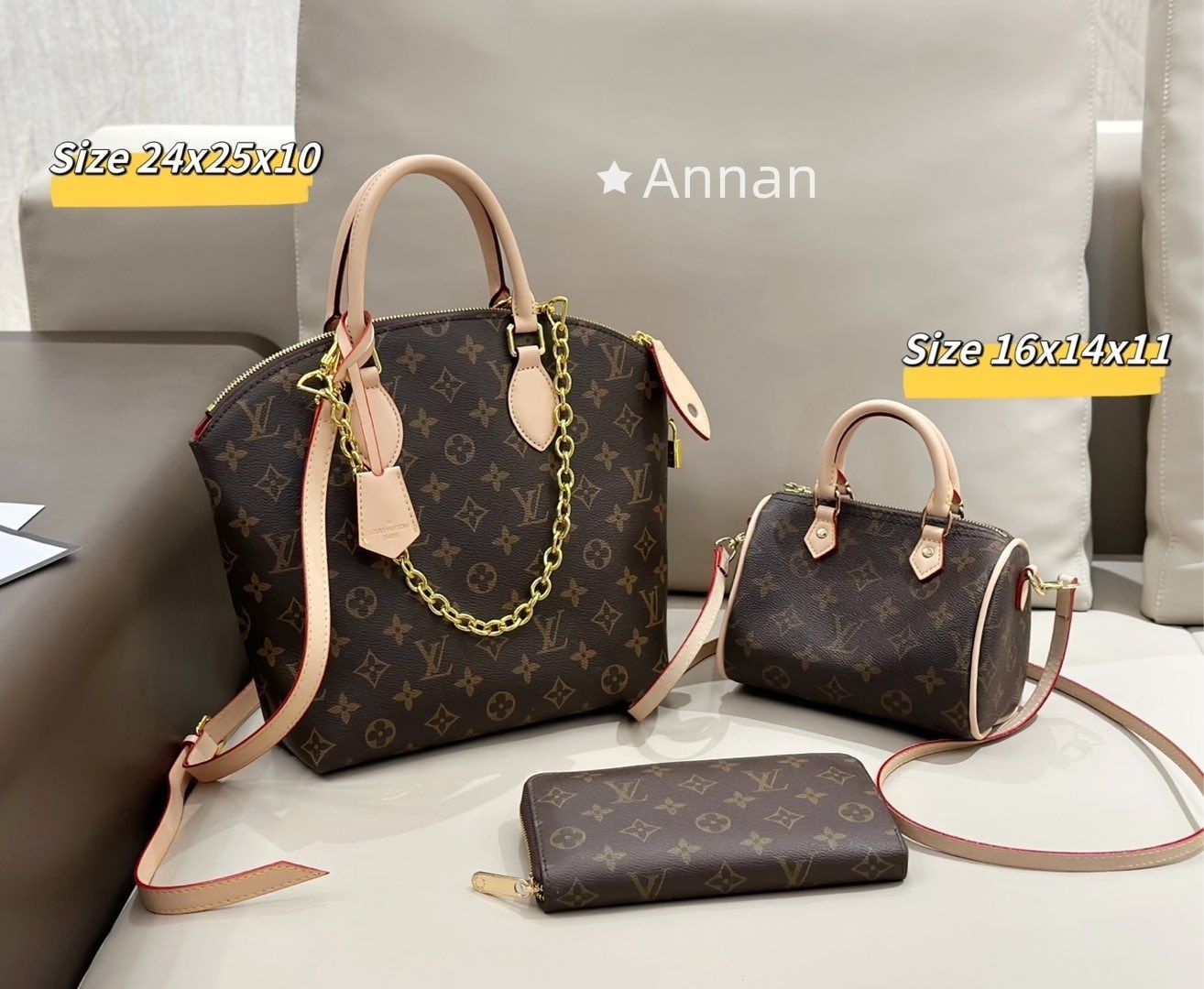 送料込☆送料込☆ LOUIS VUITTON ルイヴィトン ショルダーバッグ ハンドバッグ 財布 3点セット