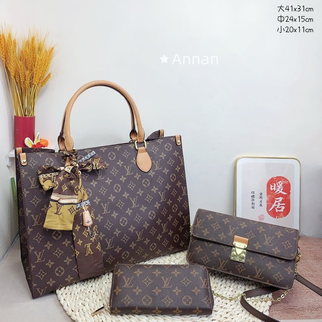 大人気 極美品 LOUIS VUITTON ルイヴィトン ショルダーバッグ ハンドバッグ 財布 3点セット