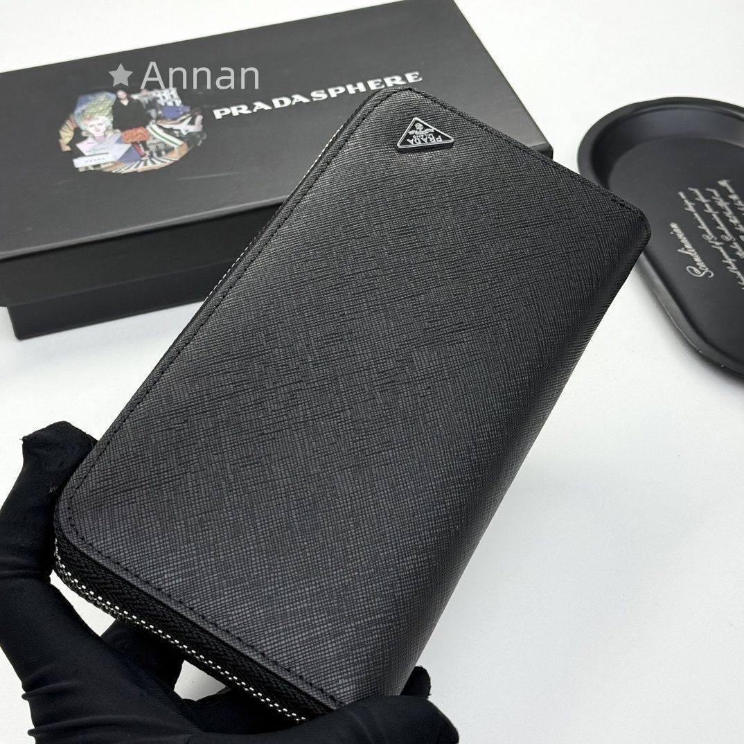 良品 PRADA プラダ 長財布 さいふ ウォレット 長財布 小銭入れ