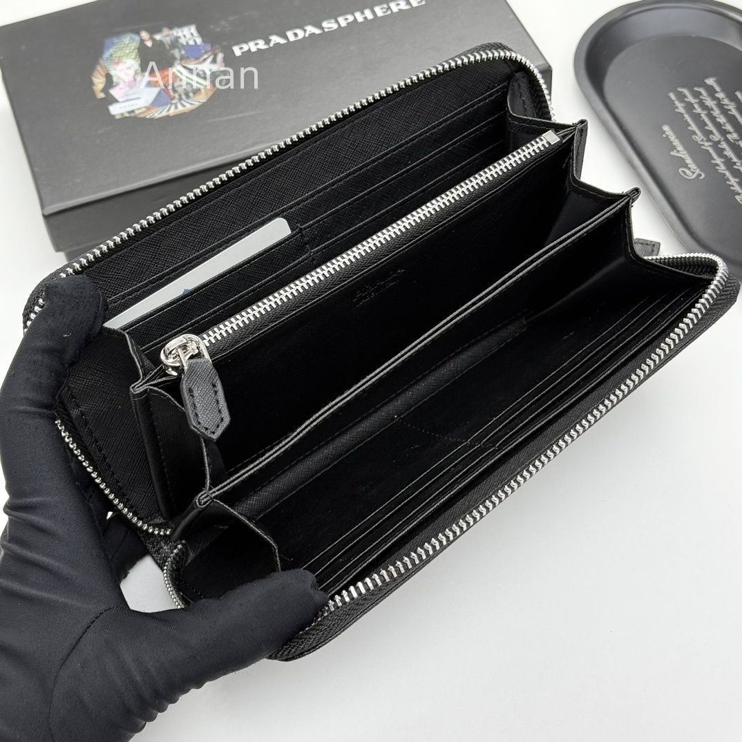良品 PRADA プラダ 長財布 さいふ ウォレット 長財布 小銭入れ