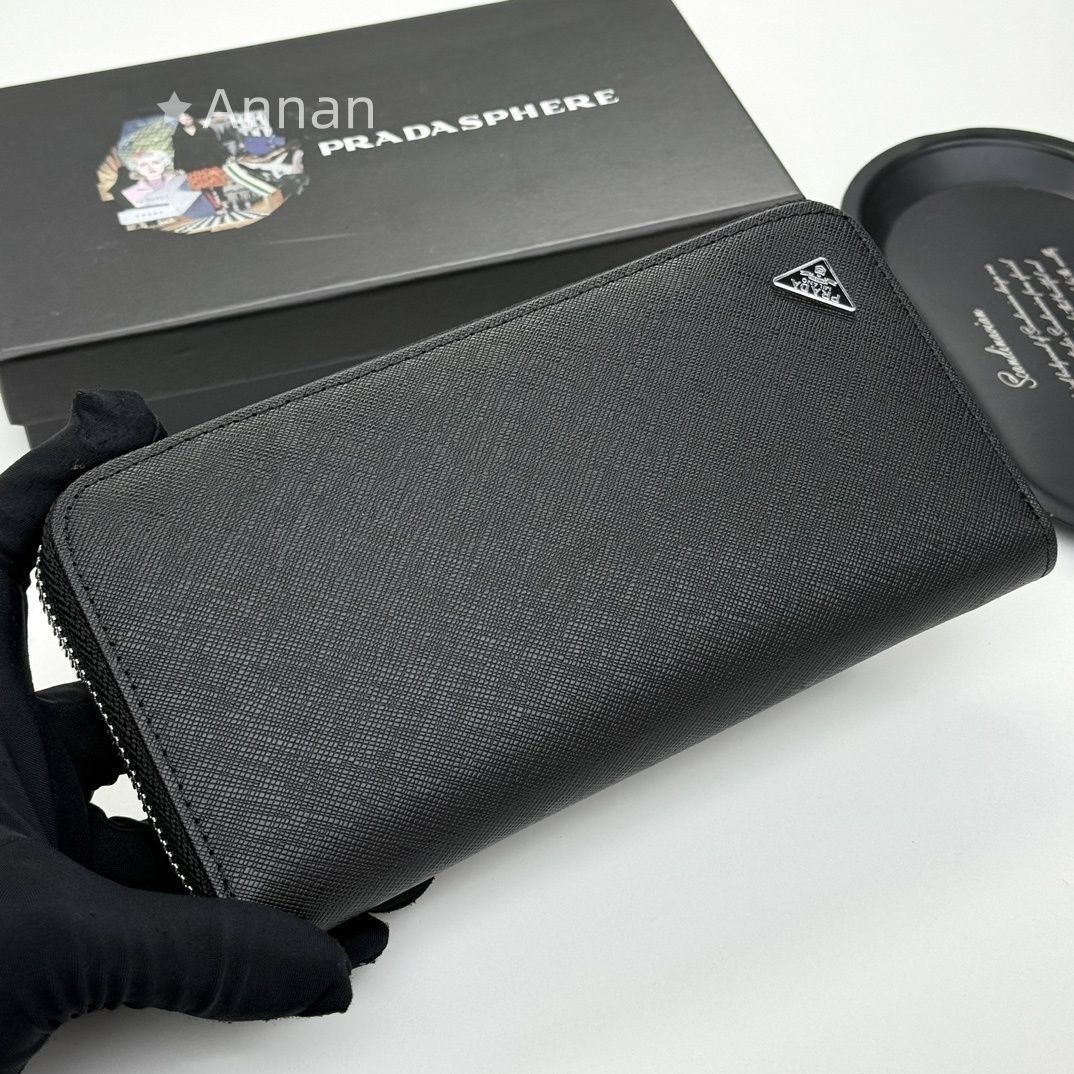 良品 PRADA プラダ 長財布 さいふ ウォレット 長財布 小銭入れ