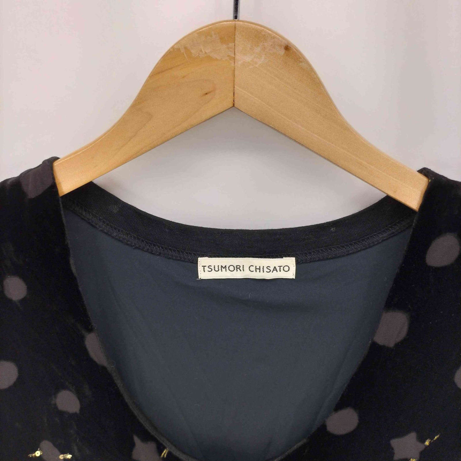 ツモリチサト TSUMORI CHISATO ドット スター シルク レース