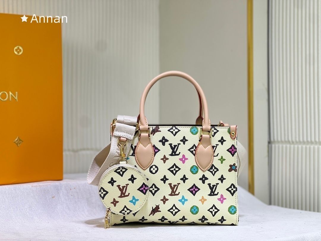 LOUIS VUITTON (ルイヴィトン) ハンドバッグ モノグラム アンプラント オンザゴーPM