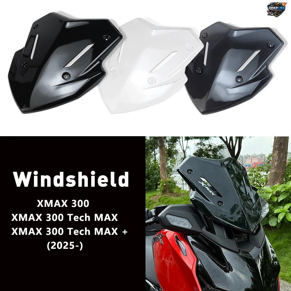 ヤマハ XMAX300 TECH MAX+2025 用 XMAX300 ウインドシールド フロントウインドシールド リフレクター ウインドスクリーン フェアリング フ