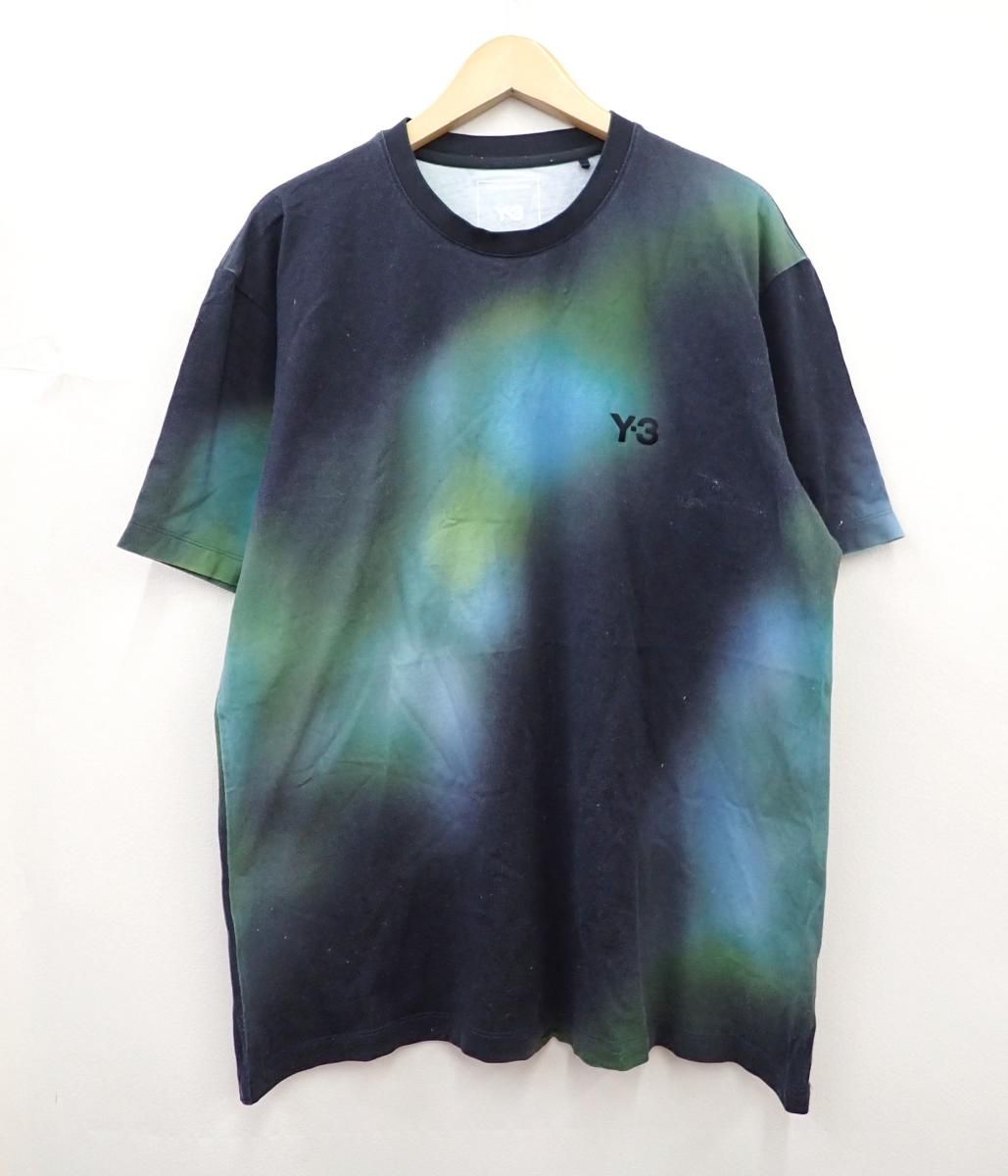 ★8925☆Y-3 ワイスリー M REG AOP TEE 半袖カットソー JL6880　L