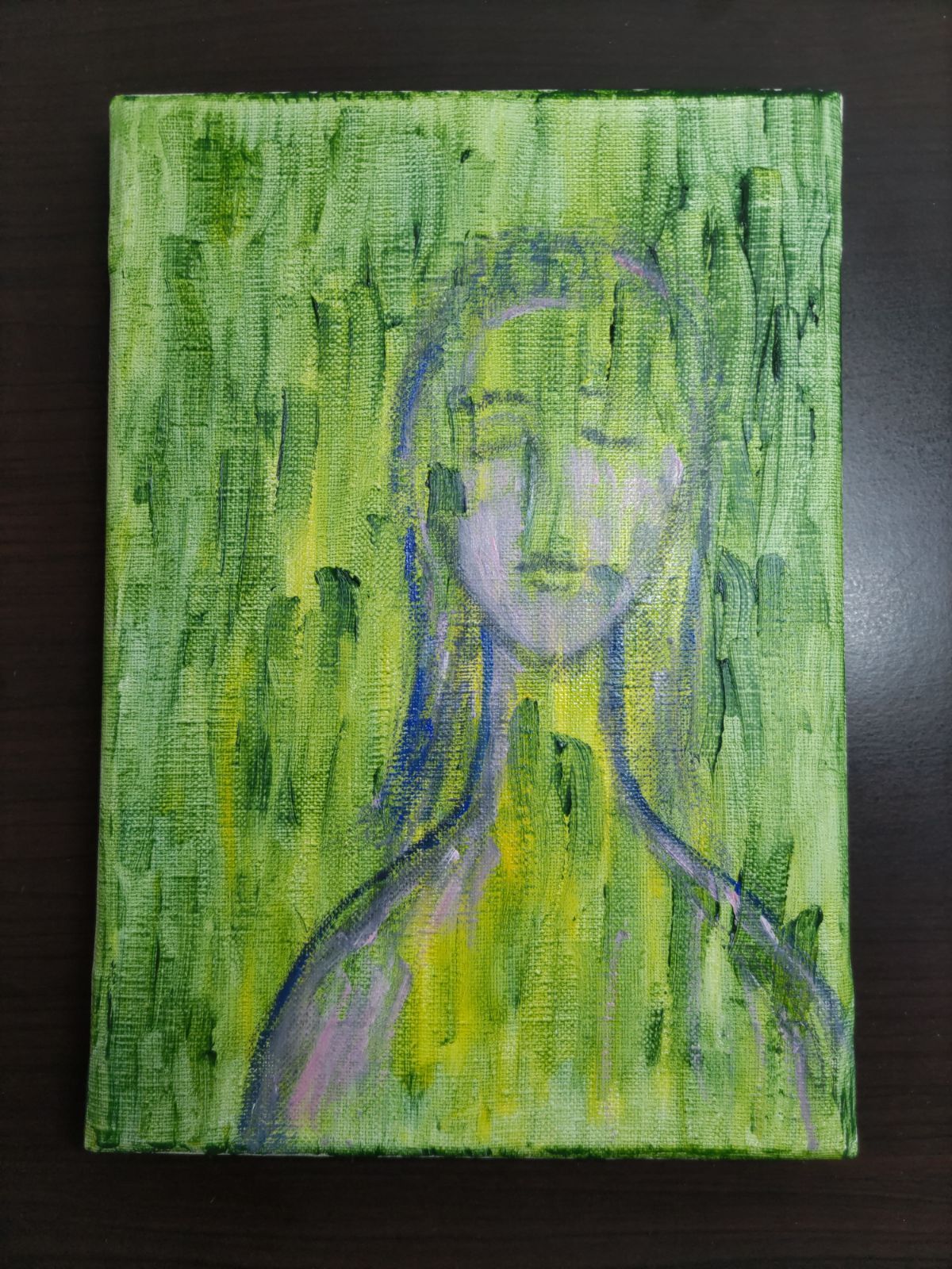 三原彰彦 サロン・ドトーヌ入選作家 油彩画 [BEAUTY] 抽象画 女性画