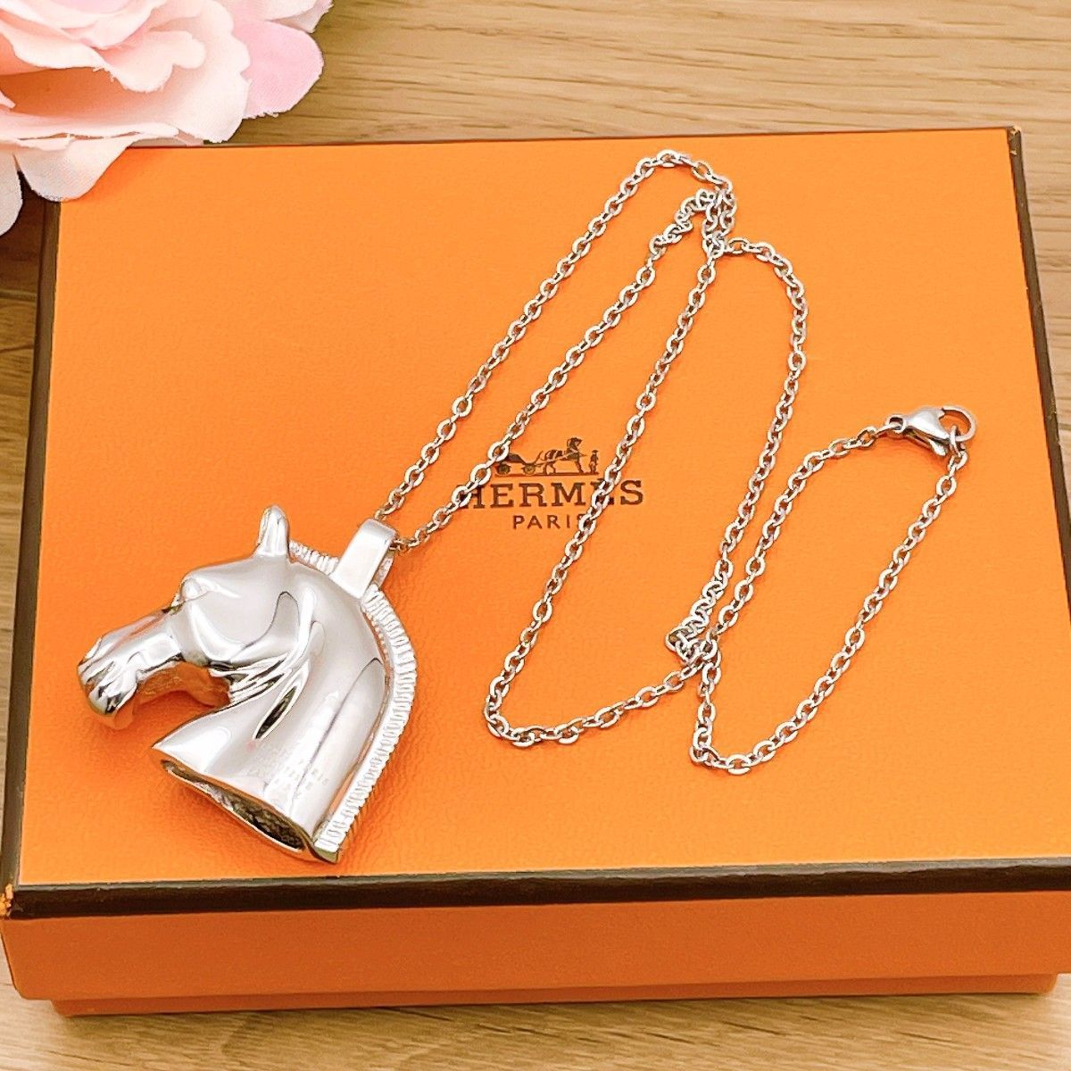 ◇エルメス◇新品仕上済 HERMES シュバル ホース ホースヘッド