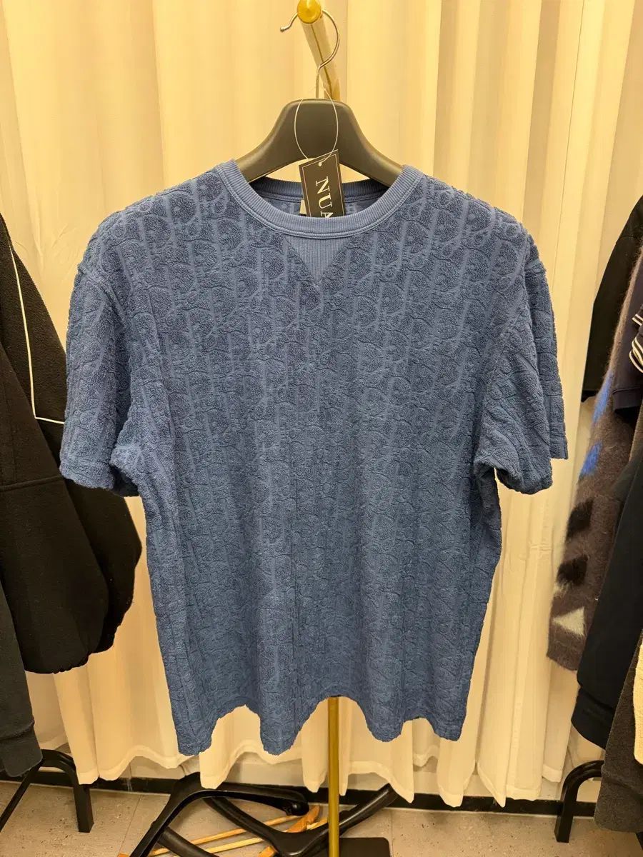 L ディオール フレンチテリー 半袖 ブルー