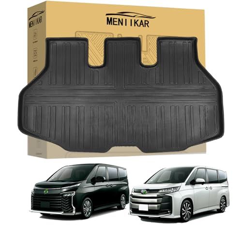 トヨタ 新型 ヴォクシー ノア 90系 7人乗りハイブリッド/ガソリン車 ラゲッジマット VOXY NOAH 3d立体カーマット 防水 滑り防止 耐汚れ TPE素材 カスタムパーツ (トランクマット)ts