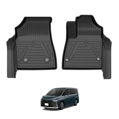 Virauto トヨタ ヴォクシー ノア 90系 3D フロアマット 1列目用 2022年1月? VOXY NOAH ZWR90W ZWR95W MZRA90W MZRA95W 専用 ガソリン車 ハイブリッド車 カーマット TPE 滑り止め 防水 キズ&汚ts