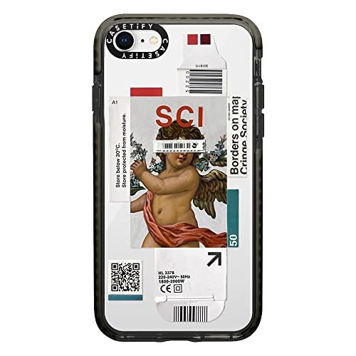 CASETiFY インパクトケース iPhone SE (2020/2022) and iPhone 8/7 - Below 30 Degrees - クリア ブラックi e0a7eb1d