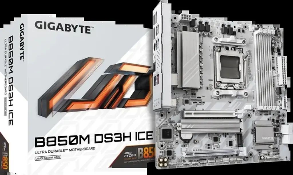 【中古】PCハード マザーボード B850M DS3H ICE V2