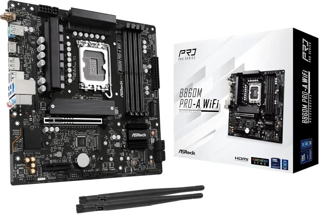 【新品】Windowsハード ASRock B860M Pro-A WiFi (B860 1851 MicroATX)
