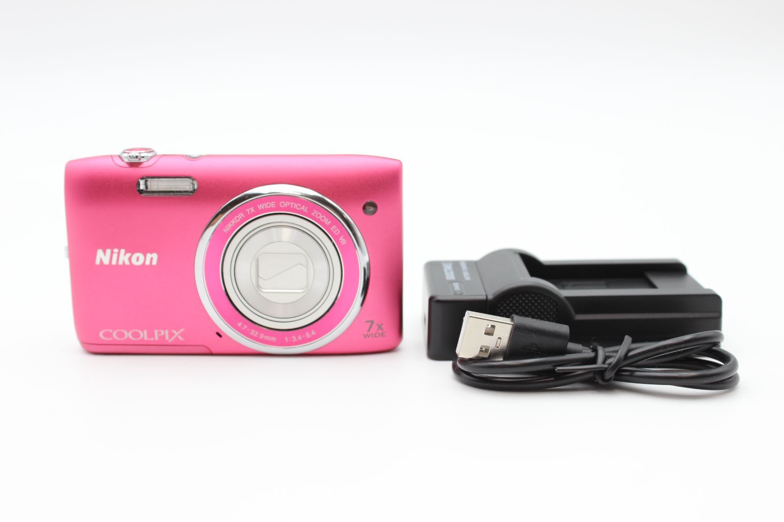 ≪極上品≫ ニコン　COOLPIX S3500　ピンク #20260708-0026