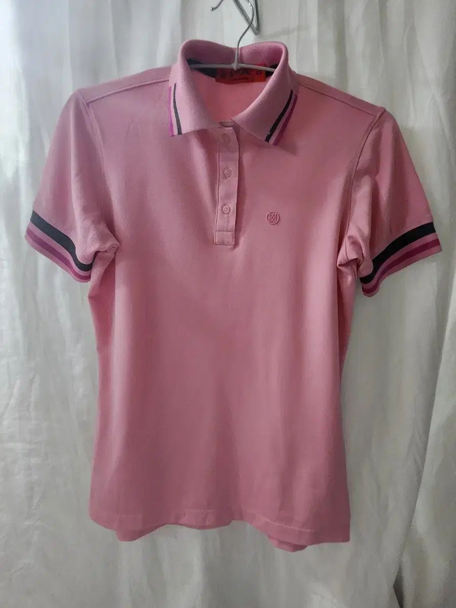 G/FORE ピンク カラーTシャツ XS 42x58cm 7,053円