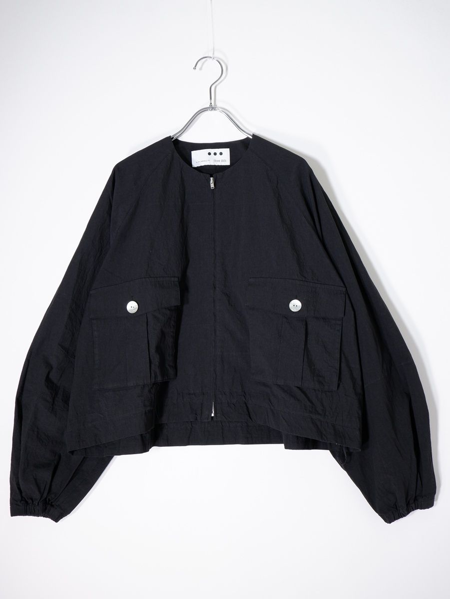 three dotsスリードッツ 2025SS サン ドライドクロス ジャケットSun dried cloth jacket【S(6)】【LJKA82738】