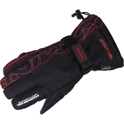 [コミネ] バイク用 グローブ レインオーバーグローブ ブラック/レッド XL GK-132 722 防水as 5c635b90