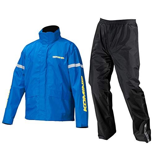 [KOMINE] バイク用 レインウエア STDレインウェア RK-543 896 雨具 カッパ 03-543 メンズ Blue Mas 30dd4d6a