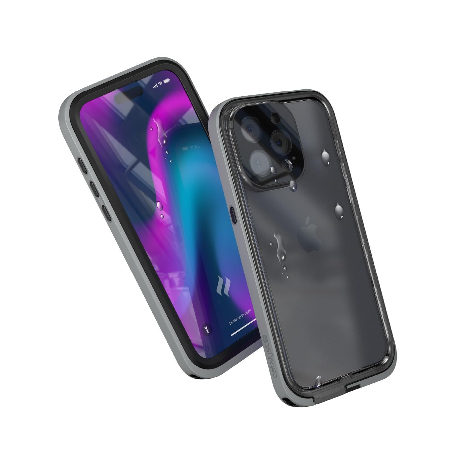 Catalyst iPhone 15 Pro Max用トータルプロテクションケース - 5倍以上の防水iPhoneケース、高応答スクリーンとフェイスID、最大65%高い落下に耐えるグレー [グレー] [iPhone 15 Pro Max] 20,683円