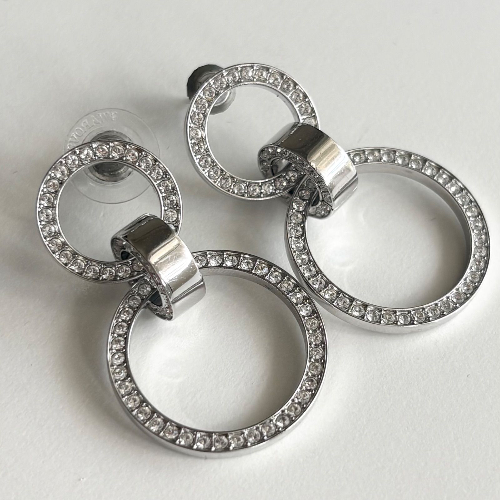 SWAROVSKI スワロフスキー Dextera フープピアス ピアス - メルカリ