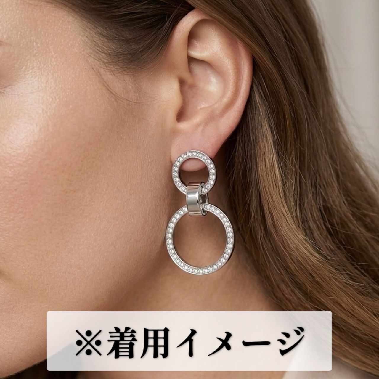 SWAROVSKI スワロフスキー Dextera フープピアス ピアス - メルカリ