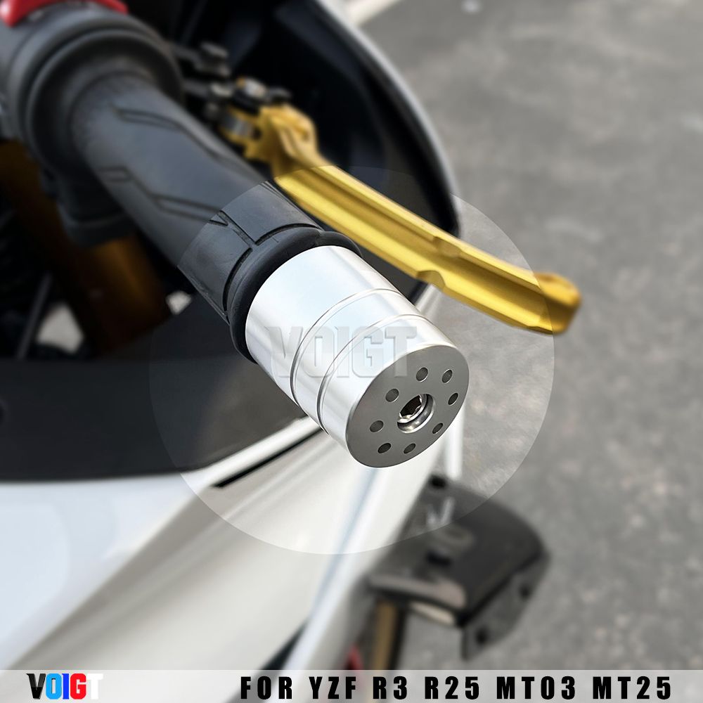 ヤマハ YZF-R3/R25/MT-03/MT-25 用 アルミ製ハンドルバーエンド