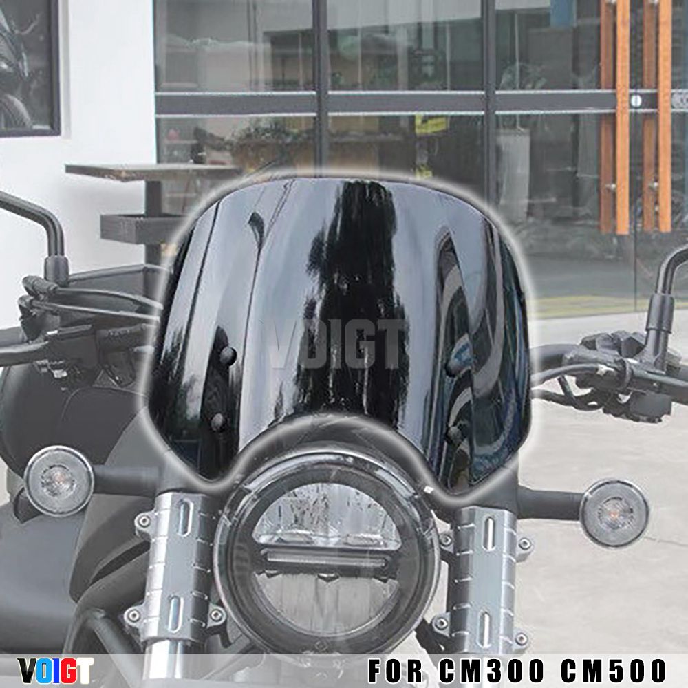 ホンダ Rebel CMX300/CMX500 2018-2019 用 フロントガラススクリーン