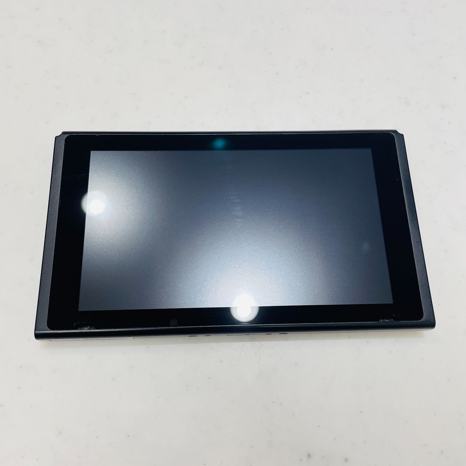 箱付 Nintendo Switch グレー 旧型 初期型 背面キズあり 液晶黄ばみ