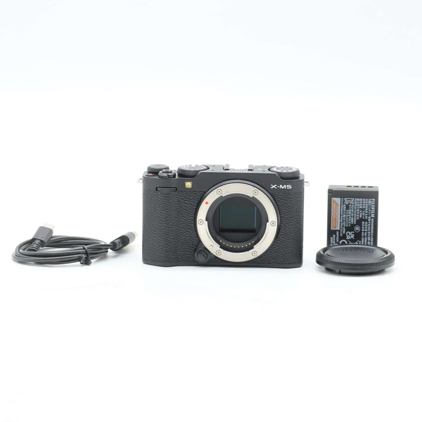 ショット数2889回 FUJIFILM X-M5ボディ ブラック 日英二言語モデル