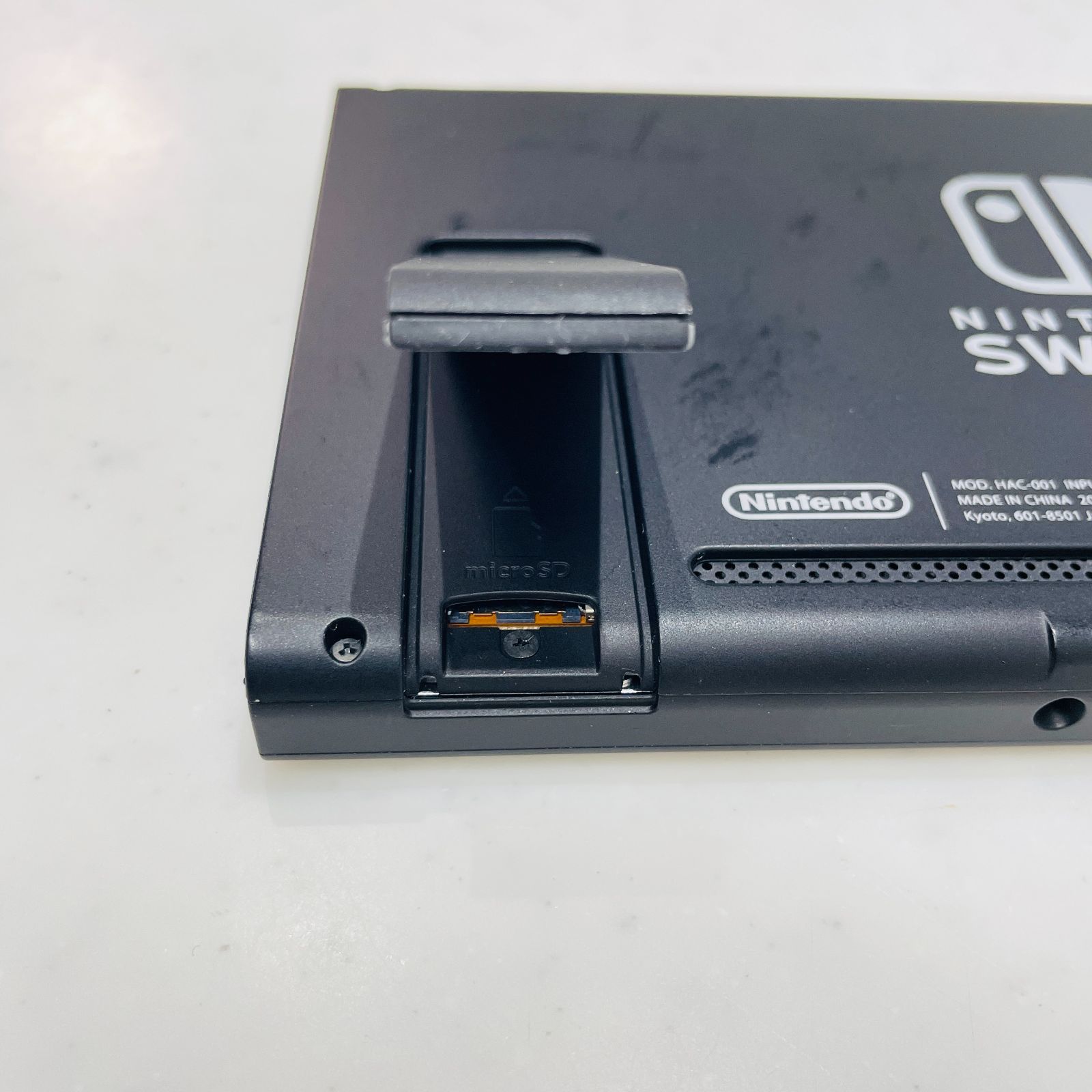 箱付 Nintendo Switch ネオンブルー ネオンレッド 旧型 初期型 背面
