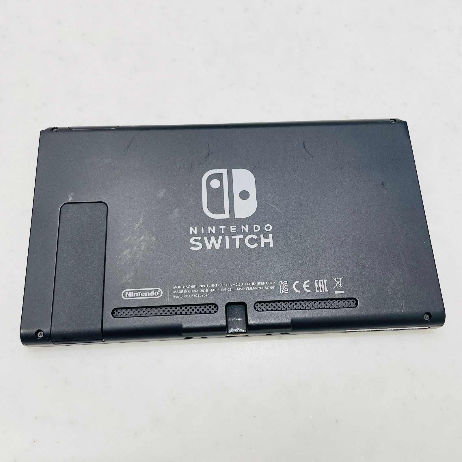 箱付 Nintendo Switch ネオンブルー ネオンレッド 旧型 初期型 背面