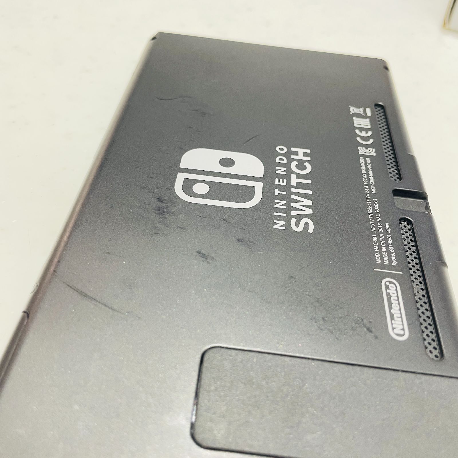 箱付 Nintendo Switch ネオンブルー ネオンレッド 旧型 初期型 背面