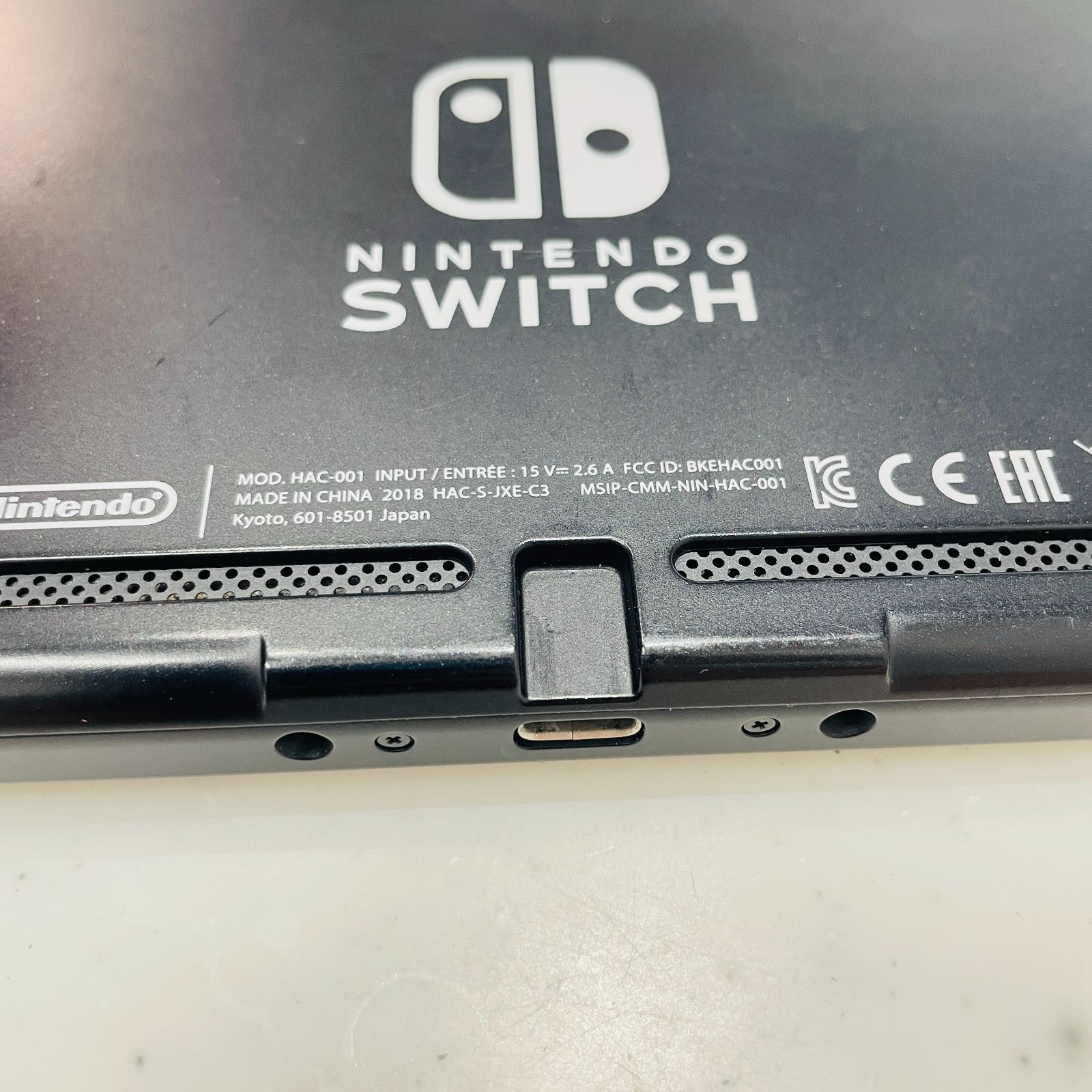 箱付 Nintendo Switch ネオンブルー ネオンレッド 旧型 初期型 内箱欠