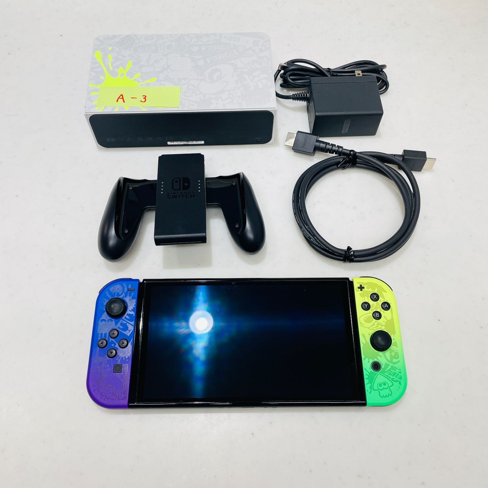美品 Nintendo Switch 有機EL スプラトゥーン3 本体セット 2022年製