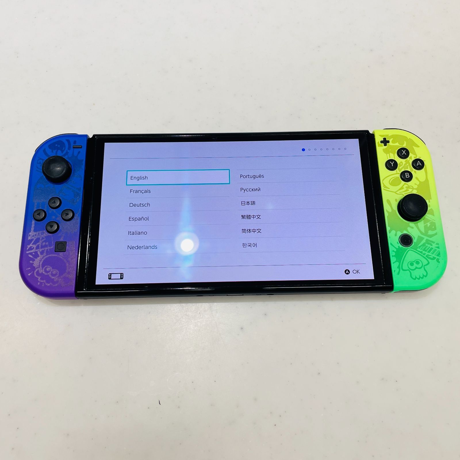 美品 Nintendo Switch 有機EL スプラトゥーン3 本体セット 2022年製