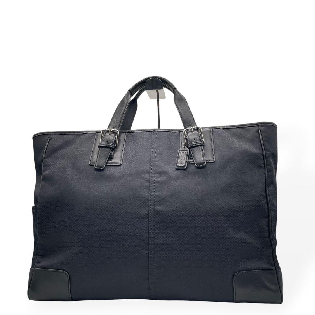 極美品 希少 COACH コーチ トートバッグ マイクロシグネチャー 
