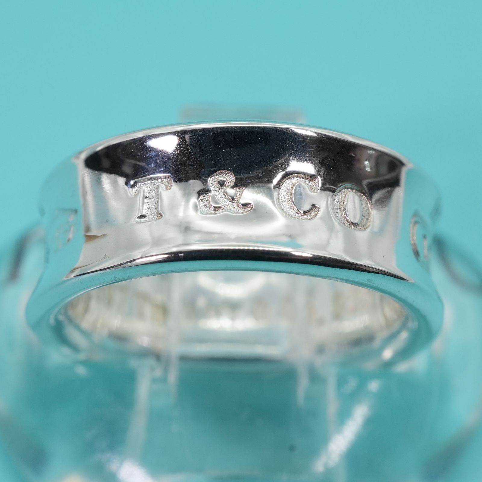 美品　オールド　ティファニー　1837 ナロー　ミディアム　リング　14号 極美品7.5号ティファニー 1837 ナロー ミディアム リング/25-2977
