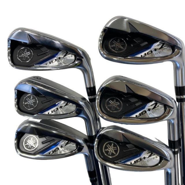 【中古】 ヤマハ inpres UD+2(2021) 6S アイアンセット IR NS PRO ZELOS 7 (フレックスS) メンズ 男性用 右利き 右用 Cランク ゴルフクラブ