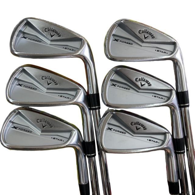 【中古】 キャロウェイ X FORGED STAR(2024) 6S アイアンセット IR NS PRO 950GH neo (フレックスS) メンズ 男性用 右利き 右用 Cランク ゴルフクラブ
