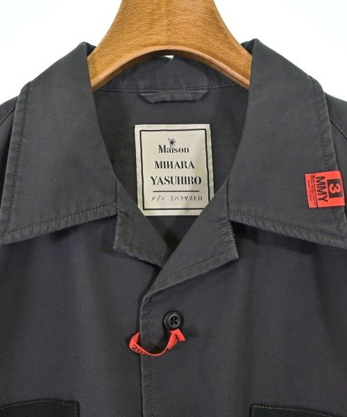 Maison MIHARA YASUHIRO カジュアルシャツ M グレー 【古着】【中古】【送料無料】 Maison MIHARA YASUHIRO カジュアルシャツ メンズ 【古着】【中古