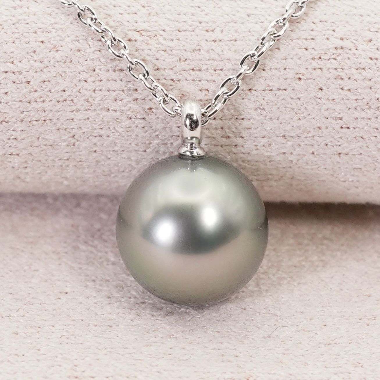美品 タサキ パール ネックレス 1P シルバー Pearl necklace 美品 